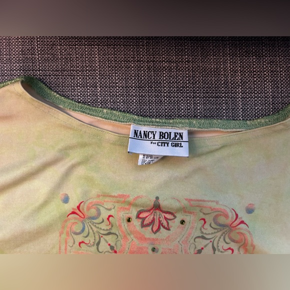 Final price 📍 Vintage Nancy Bolen for City Girls Top sz M - Picture 3 of 7